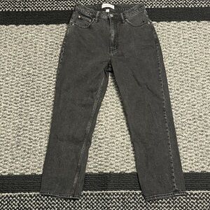 Abercrombie & Fitch Ankle Straight Women’s 27 Ultra High Rise Curve Love Black